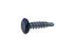 no plate screw antitheft black 6x23 50pcs