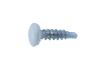 no plate screw antitheft white 6x23 20pcs