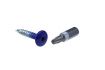 no plate screw stainless steel with 6lobe blue 48x20mm 20pcs