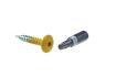 no plate screw stainless steel with 6lobe yellow 48x20mm 100pcs