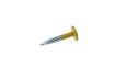 no plate screw stainless steel with 6lobe yellow 48x20mm 20pcs