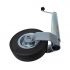 nose wheel 60mm rim metal with rubber tire 220x65mm 1pc