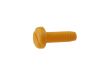 number plate screw plastic yellow m6x20 5pcs