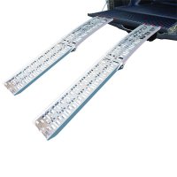 OPRIJPLAAT ALUMINIUM VOUWBAAR 220X28CM 340KG PER STUK (1ST) OPRIJPLAAT ALUMINIUM VOUWBAAR 220X28CM 340KG PER STUK (1ST)