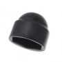 PLASTIC NUT PROTECTIVE CAP BLACK M10 SW17 (100PCS)
