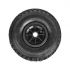 pneu de roue de nez jante plastique avec pneu air 260x85mm 1pc
