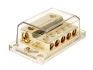 power distribution block gold 2x3550 mm in 5x20 mm out 1pc