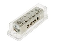 POWER DISTRIBUTION BLOCK (SILVER) 2X50 MM² IN / 8X10 MM OUT (1PC)