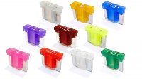 PREMIUM ASSORTED BOX MINI LOW PROFILE BLADE FUSES 70 PIECES