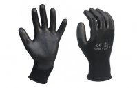 PU GLOVES BLACK SMALL SIZE (1 PAIR)