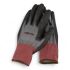pu gloves black xtra large size 1 pair