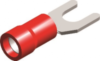 PVC ECONOMY INSULATED SPADE TERMINALS RED M5 (5,3)X6,5 (100)