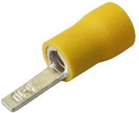 PVC INSULATED BLADE TERMINALS YELLOW 2,0X18 (25PCS)