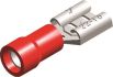 pvc insulated female bullet disconnectors red 40 100pcs