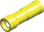 PVC INSULATED FEMALE BULLET DISCONNECTORS YELLOW 5.0 (25PCS)