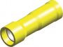 PVC INSULATED FEMALE BULLET DISCONNECTORS YELLOW 5,0 (5PCS)