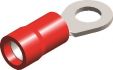 pvc insulated ring terminals red m4 50pcs