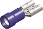 PVC KABELSCHOEN 549 VROUW ROND BLAUW 5,0 (100ST)