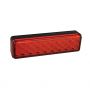 REAR LIGHT 12/24V 2 FUNCTIONS 135X38MM LED + HOLDER BLACK (1PC)
