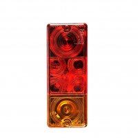 REAR LIGHT 4 FUNCTIONS 210X83MM (1PC)