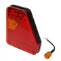REAR LIGHT 5 FUNCTIONS 208X188MM 22LED LEFT (1PC)