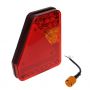 REAR LIGHT 5 FUNCTIONS 208X188MM 22LED LEFT UK (1PC)