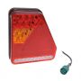 REAR LIGHT 5 FUNCTIONS 208X188MM 22LED RIGHT UK (1PC)