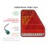rear light 5 functions 208x188mm 22led right uk 1pc