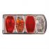 rear light 6 functions 222x100mm right 1pc