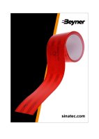 REFLECTIVE TAPE 3M RED 50MM / 2M (1PC)