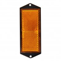 REFLECTOR ORANGE 104X40MM SCREW MOUNTING (1PC)