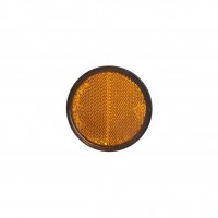REFLECTOR ORANGE 58MM SELF-ADHESIVE + GROUND PLATE (1PC)