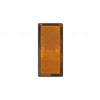 REFLECTOR ORANGE 85X39MM SELF-ADHESIVE + GROUND PLATE (1PC)