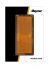 reflector orange 85x39mm self adhesive with base plate 2pc