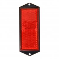 REFLECTOR RED 104X40MM SCREW MOUNTING (1PC)