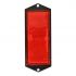reflector red 104x40mm screw mounting 1pc