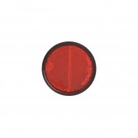 REFLECTOR RED 58MM SELF-ADHESIVE + GROUND PLATE (1PC)