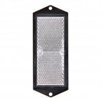 REFLECTOR WHITE 104X40MM SCREW MOUNTING (1PC)