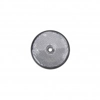 REFLECTOR WHITE 60MM SCREW MOUNTING (1PC)