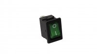 ROCKER SWITCH MINI ON/OFF ILLUMINATED GREEN 12V 16A (1PC) ROCKER SWITCH MINI ON/OFF ILLUMINATED GREEN 12V 16A (1PC)