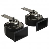 SET OF ONE HIGH AND LOW FREQUENCY FANFARE HORN 500HZ - 410HZ (2PC) SET OF ONE HIGH AND LOW FREQUENCY FANFARE HORN 500HZ - 410HZ (2PC)