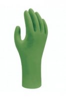 SHOWA 6110PF GLOVE GREEN M (100PCS)