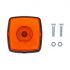 side mark lamp orange 66x62mm 1pc