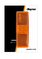 SIDE MARKER LAMP 12 / 24V ORANGE 110X40MM LED (1PC)