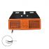 side marker lamp 1224v orange 110x40mm led holder 1pc