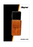 SIDE MARKER LAMP ORANGE 110X45X51MM (1PC) SIDE MARKER LAMP ORANGE 110X45X51MM (1PC)