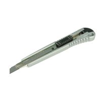 SNAP-OFF KNIFE METAL 9MM (1PC)