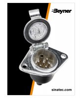 SOCKET ALUMINUM 24V I3731 7 POLE SCREW CONNECTION S-TYPE (1PC)