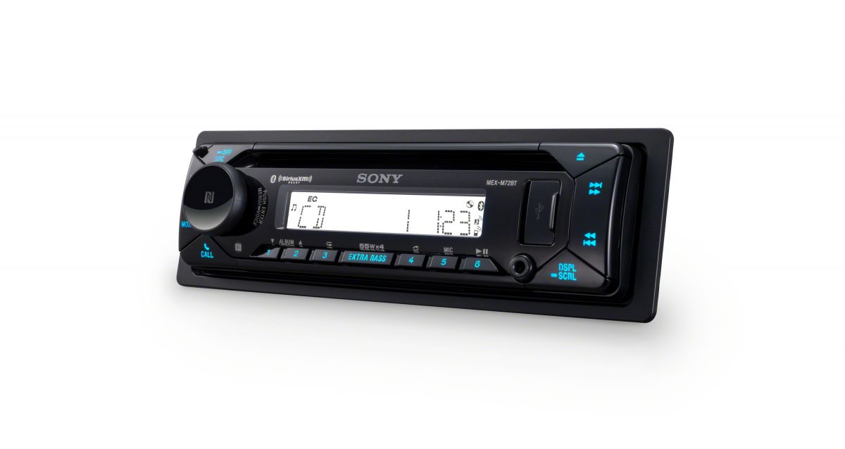 4 x 55 Watt Sony seetaugliches Marine CD Radio MEX-M71BT Bluetooth mit Anti-Rost und UV Beschichtung 