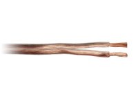 SPEAKER CABLE 2 X 1.50 MM TRANSPARENT RED 200 METERS (1PC)
